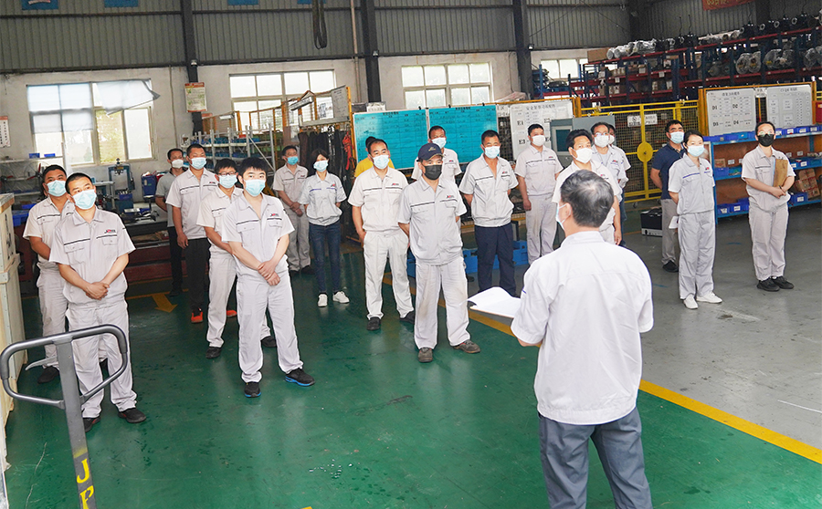 上海劍平動平衡機制造有限公司復工復產