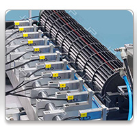 貫流風(fēng)葉動平衡機加端徑跳檢測