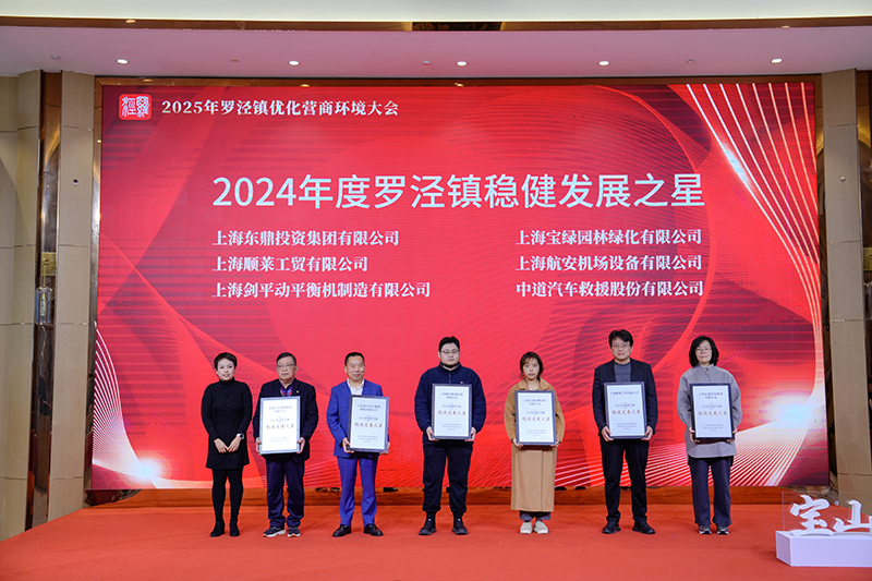 上海劍平獲穩(wěn)健發(fā)展之星稱號(hào)